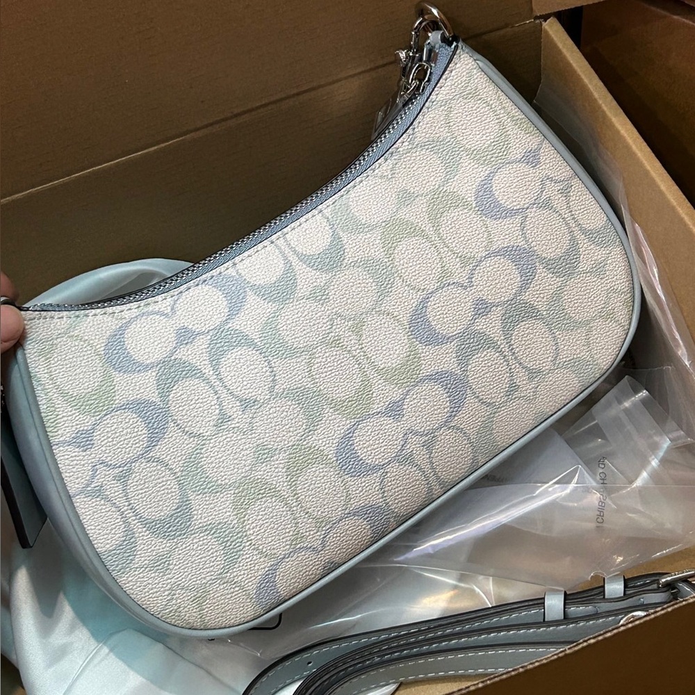 Coach Gradient Blue Crossbody Bag - Picture 6 of 10